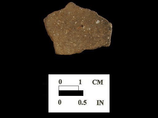 Keyser interior surface of cord-marked body sherd from Biggs Ford site 18FR14/152.